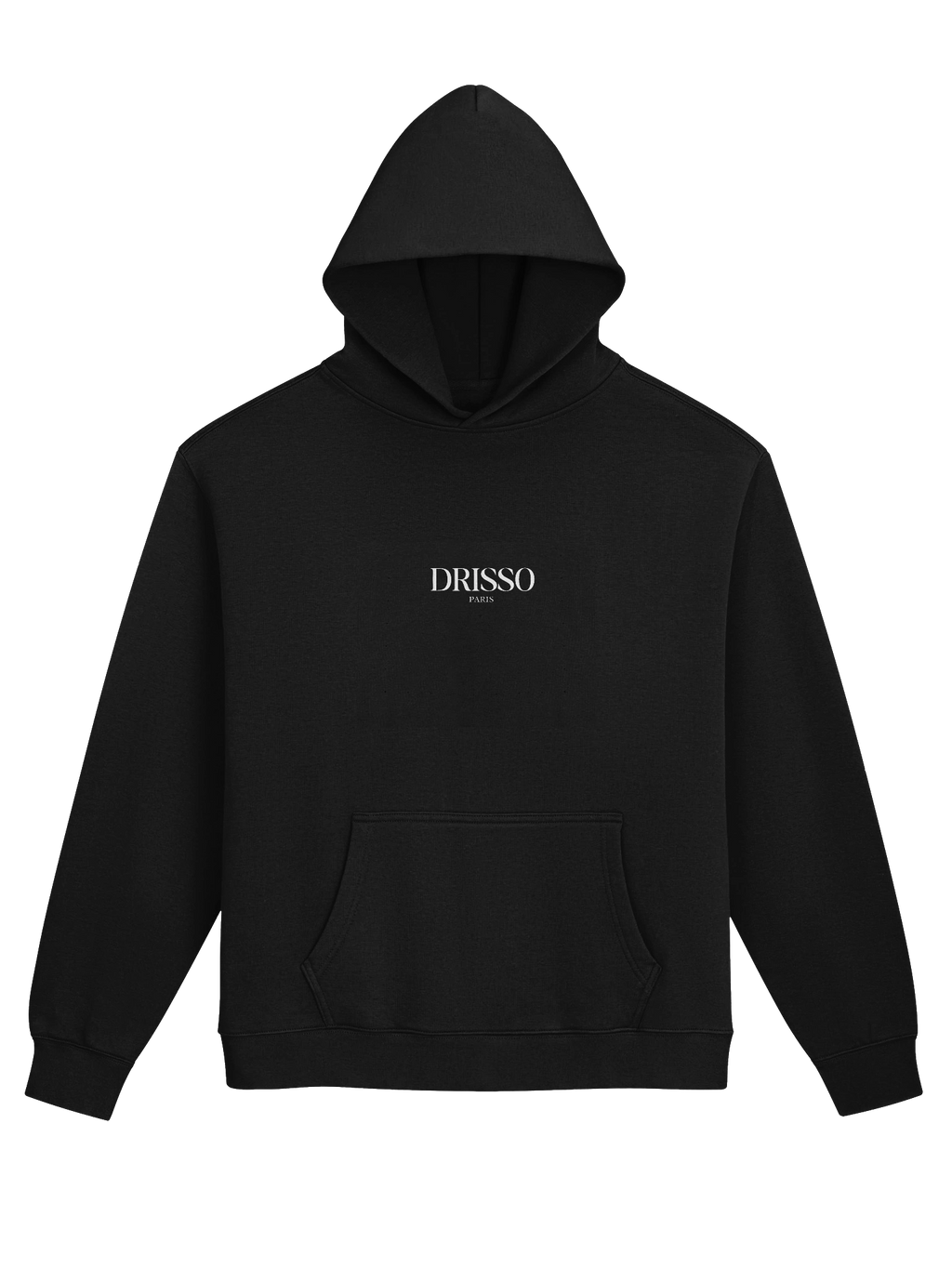 Drisso Paris™ Black AS Colour Unisex Premium Oversized Hoodie