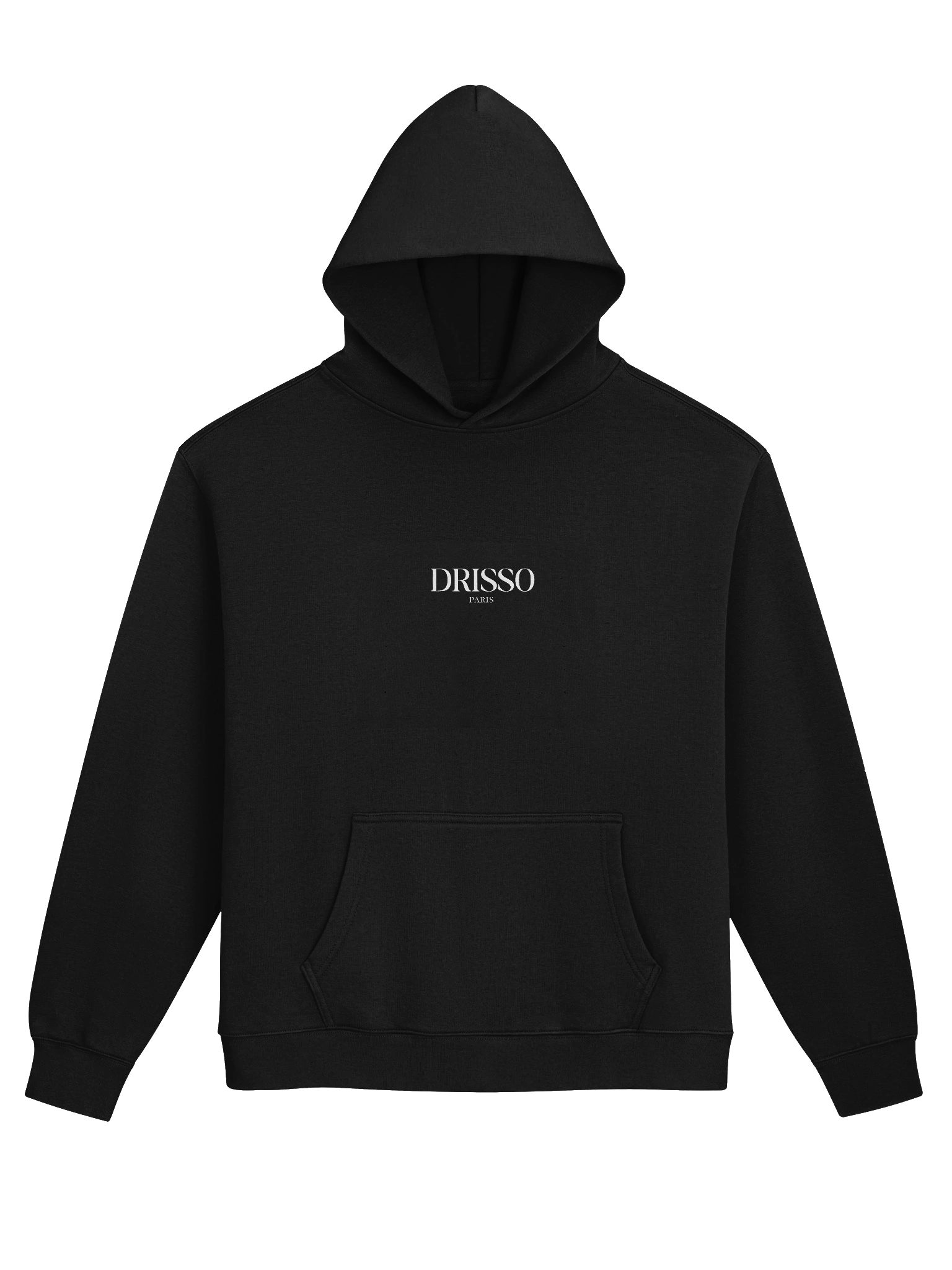 Drisso Paris™ Black AS Colour Unisex Premium Oversized Hoodie