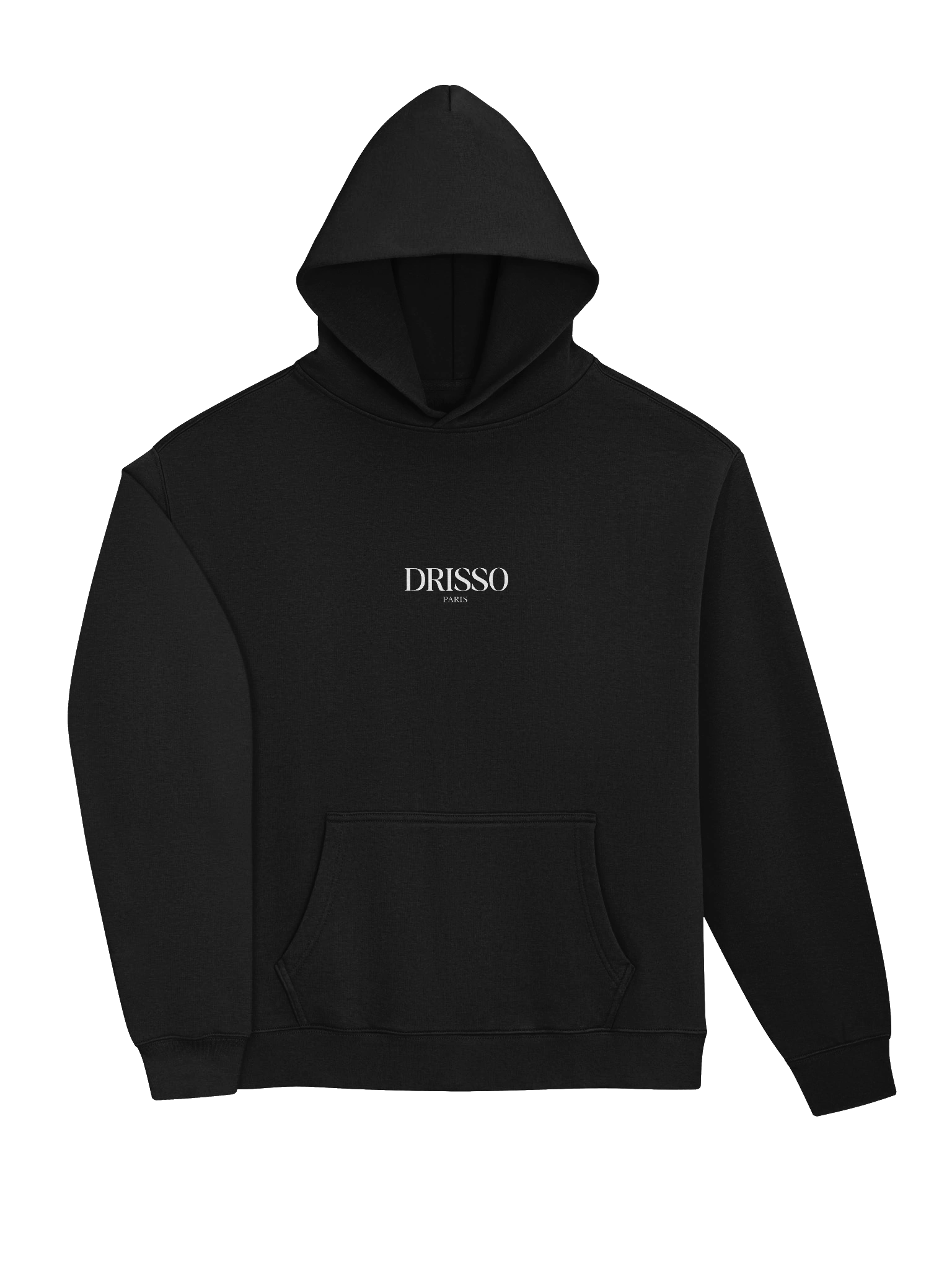 Drisso Paris™ Black AS Colour Unisex Premium Oversized Hoodie