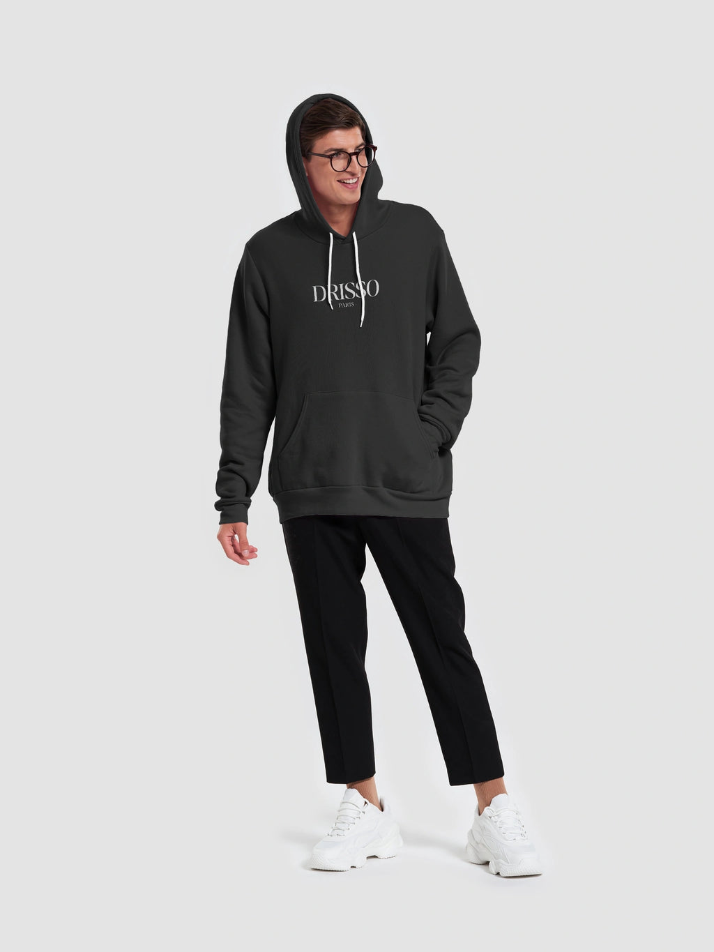 Drisso Paris™ Black Bella+Canvas Supersoft Hoodie