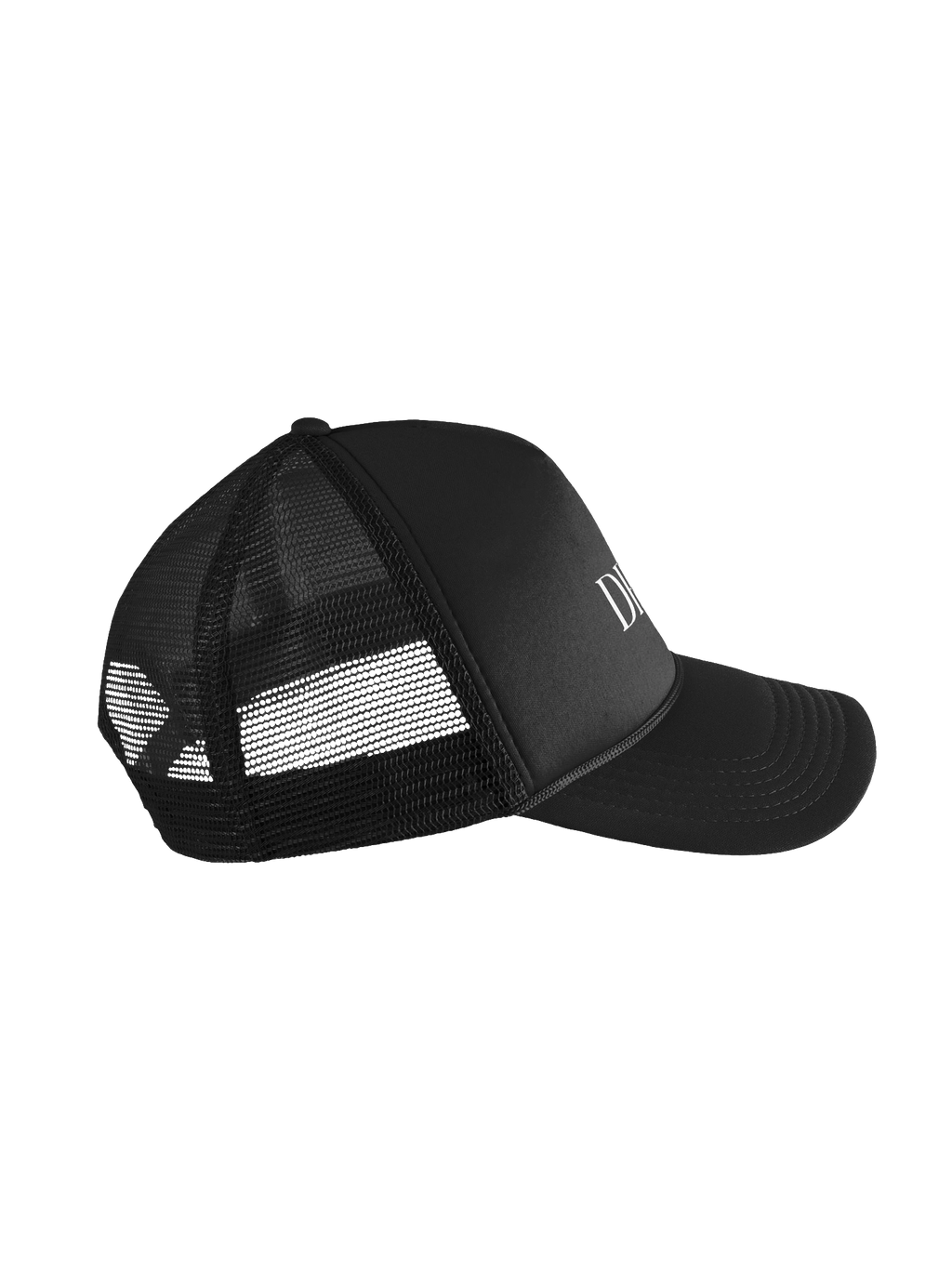 Drisso Paris™ Black Valucap Foam Trucker Hat