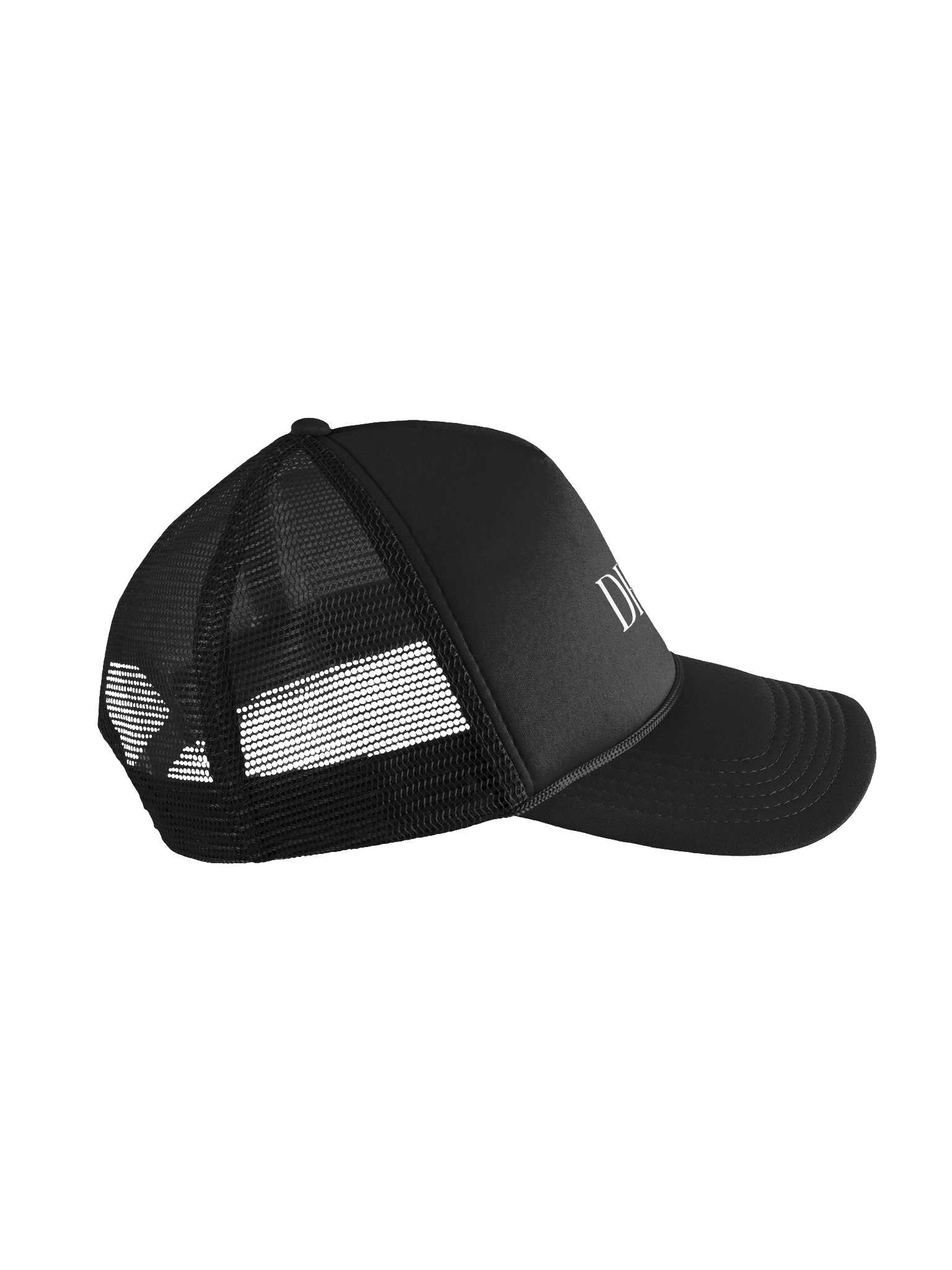 Drisso Paris™ Black Valucap Foam Trucker Hat
