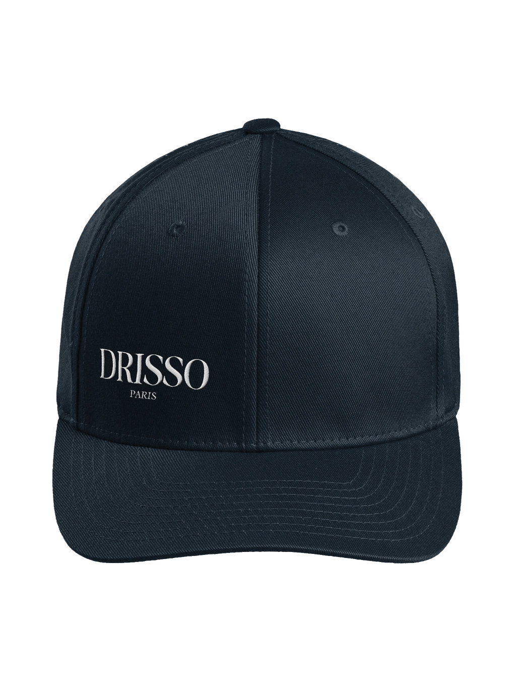 Drisso Paris™ Black Flexfit Structured Fitted Cap