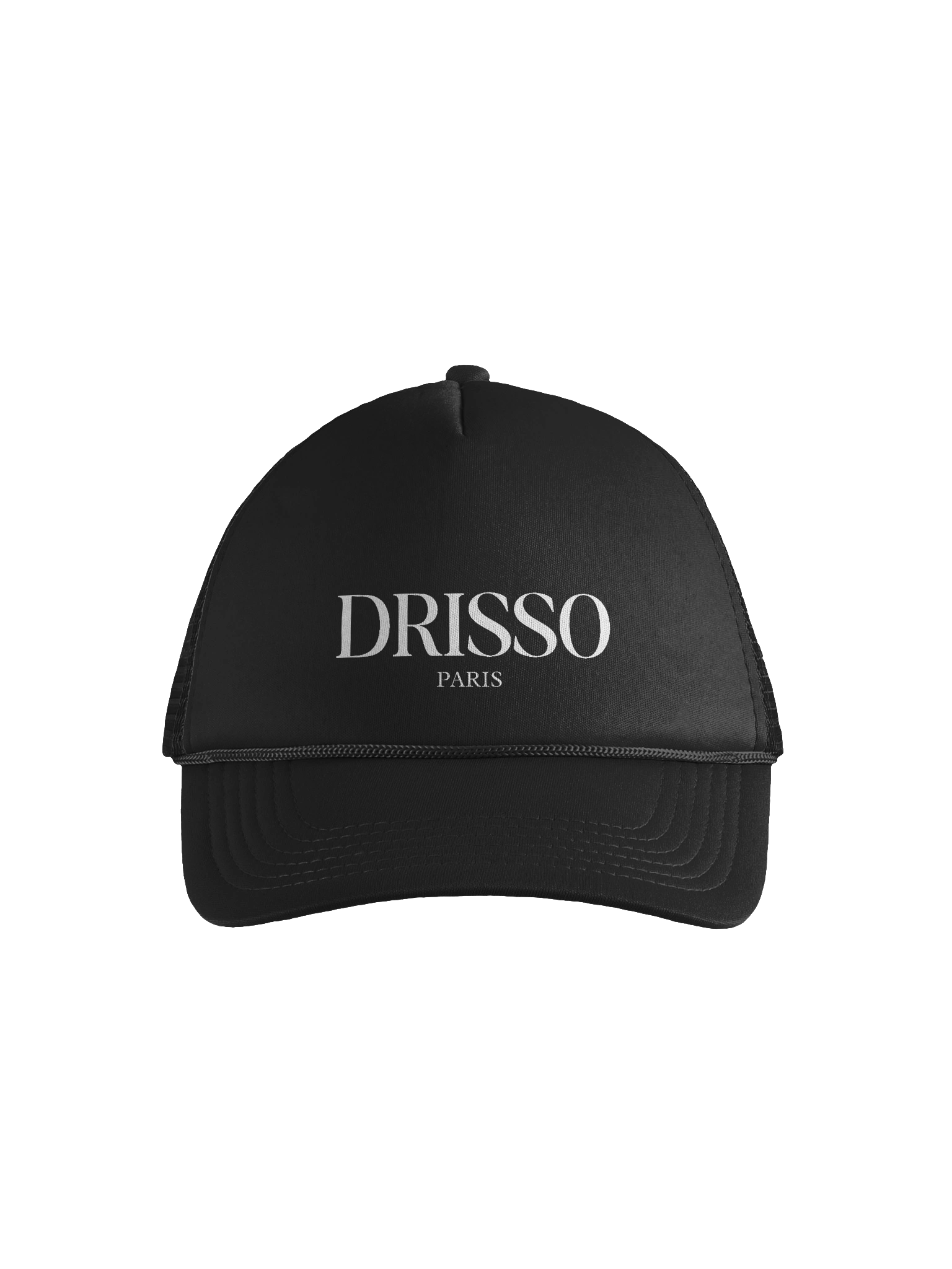 Drisso Paris™ Black Valucap Foam Trucker Hat