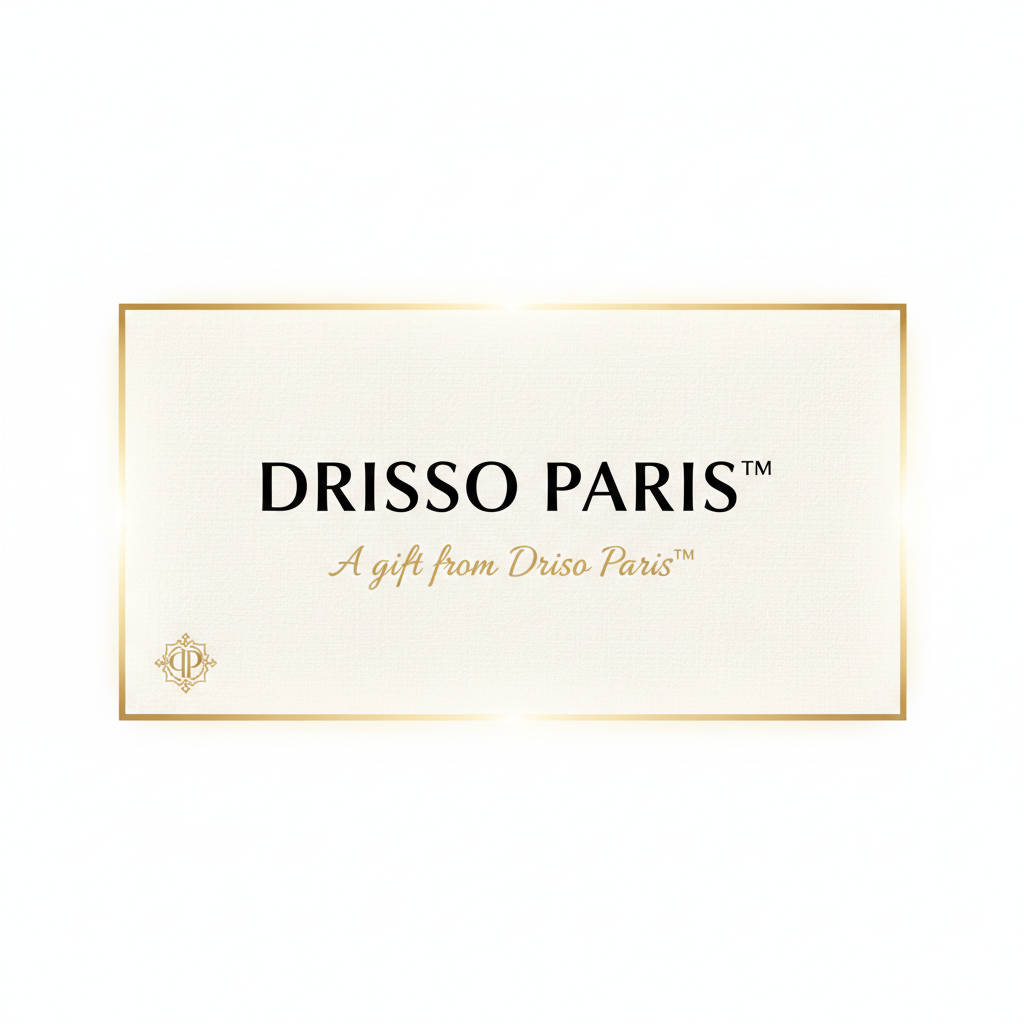 The Drisso Paris™ Online Gift Voucher (6)